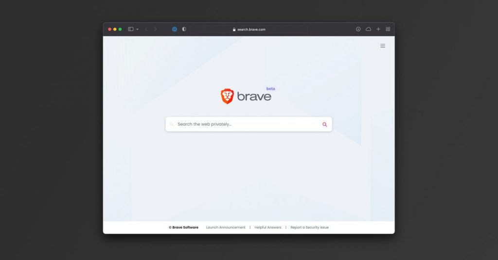 Brave Search ahora está disponible en versión beta con funciones anti-seguimiento.