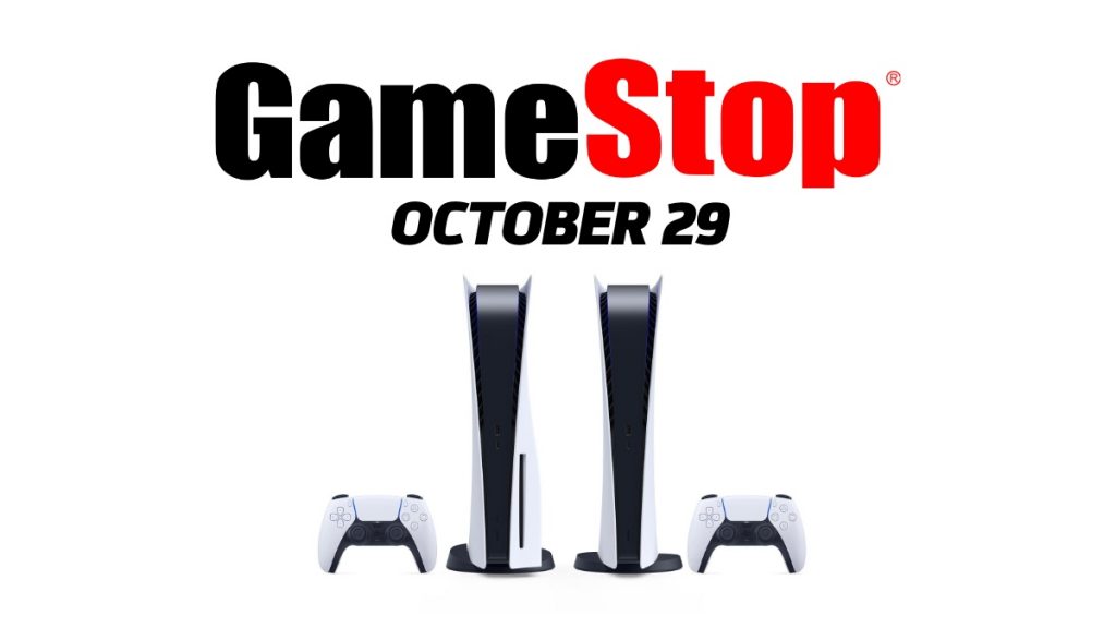 GameStop In-Store PS5 Restock Event - October 29