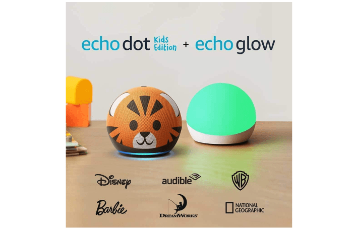 Echo Dot (4ta generación) Niños con Echo Glow