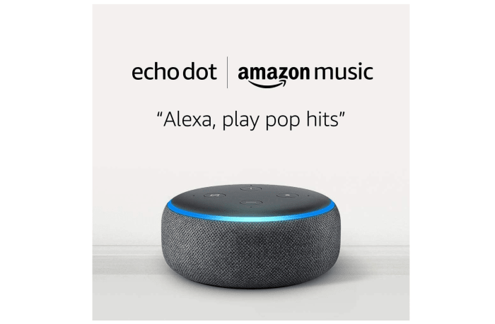 Echo Dot (tercera generación) con 6 meses de Amazon Music Unlimited