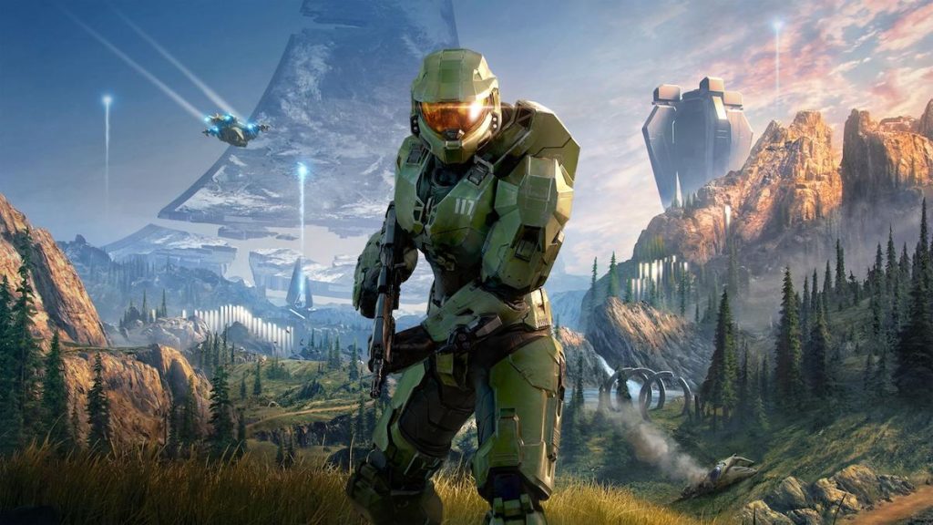 photo of master chief in halo infinite