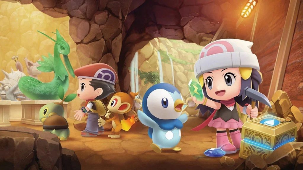 Pokémon Diamond y Pearl Remakes ocuparon el tercer lugar en la tabla NPD para el mes de noviembre