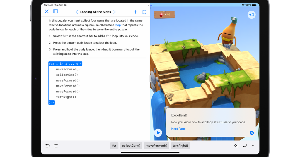 Swift Playgrounds 4 se publica directamente en la App Store