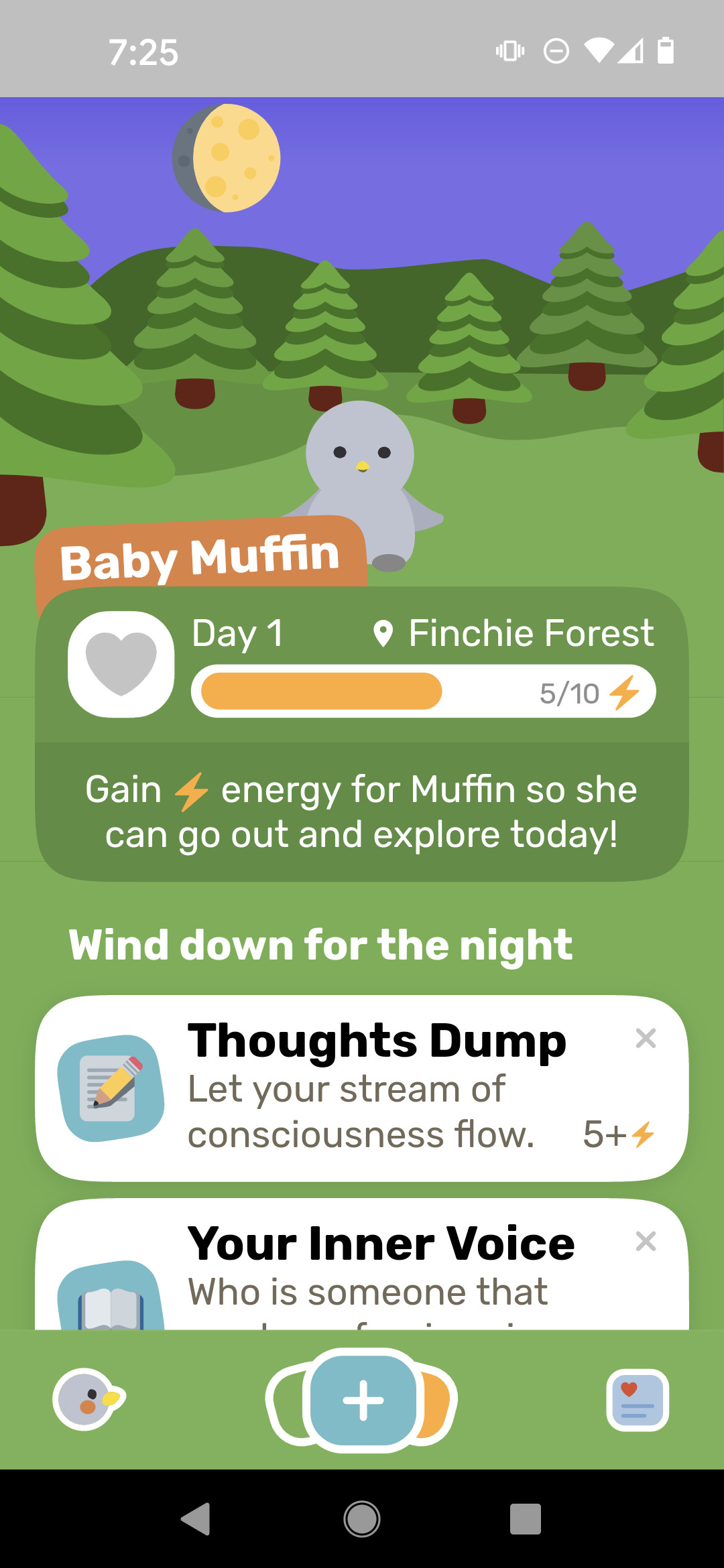 Finch, una aplicación de herramienta de autocuidado de mascotas