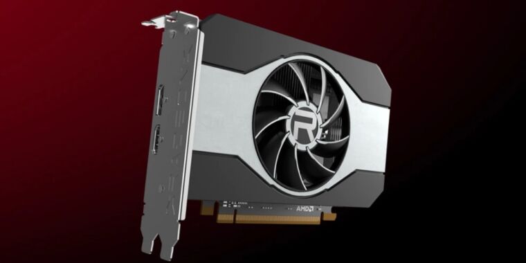 AMD dice que la RX 6500 XT está 'optimizada' para ser buena para los juegos y mala para la minería