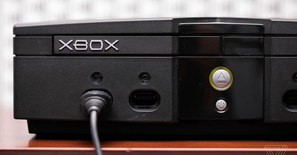 El botón de expulsión conserva toda la potencia de la Xbox original