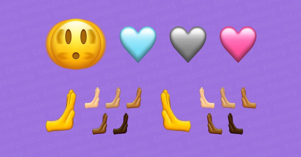 Los nuevos emojis para iOS y Android incluyen una cara ruidosa y temblorosa