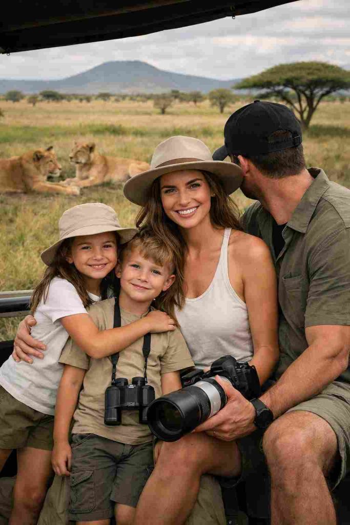 Sarah Kohan disfruta de Tanzania con sus hijos y su nueva pareja Sarah Kohan disfruta de Tanzania con sus hijos y su nueva pareja